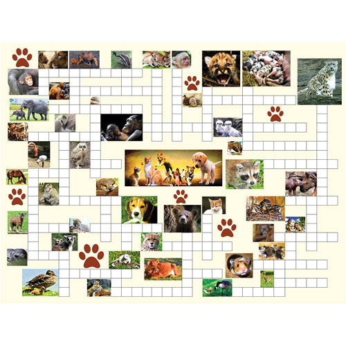 Animal Nursery 500 Piece Jigsaw Puzzle