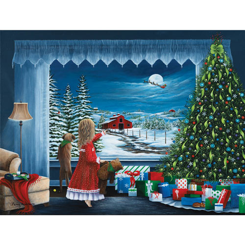 Santa's Coming 300 Large Piece Jigsaw Puzzle