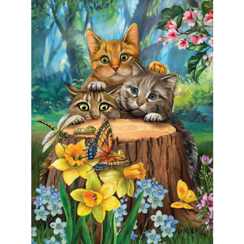 Fraidy Cats 300 Large Piece Jigsaw Puzzle