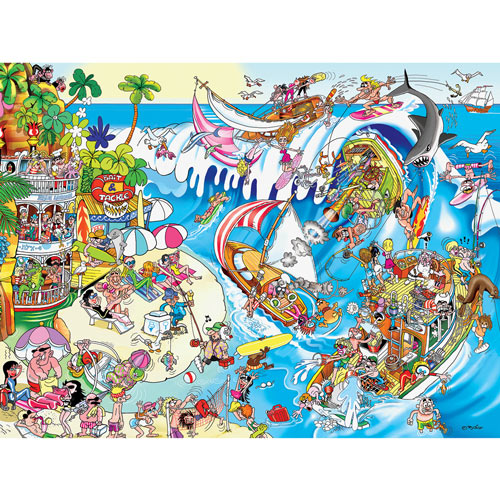 The Wave 300 Large Piece Jigsaw Puzzle