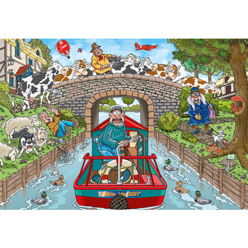 Calm on the Canal 1000 Piece Wasgij Puzzle