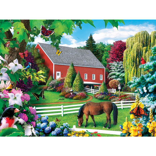Leaves of Green II 300 Large Piece Jigsaw Puzzle
