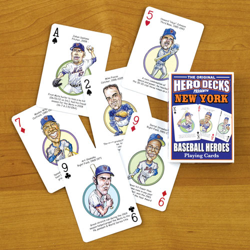 Mets - Baseball Heroes Playing Cards