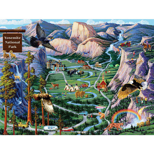 Yosemite Adventures 500 Piece Jigsaw Puzzle