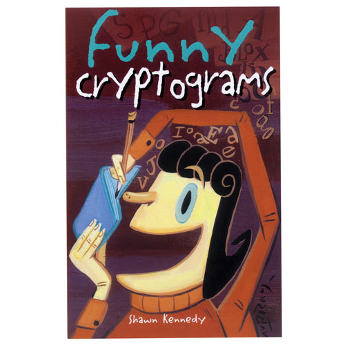 Cryptogram Puzzle Book - Funny