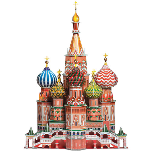 St. Basil's Cathedral 120 Piece 3-D Puzzle