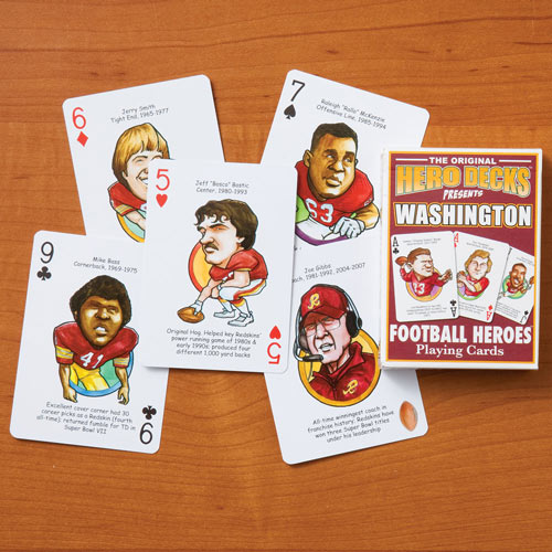 Washington Football Team - Football Heroes Playing Cards