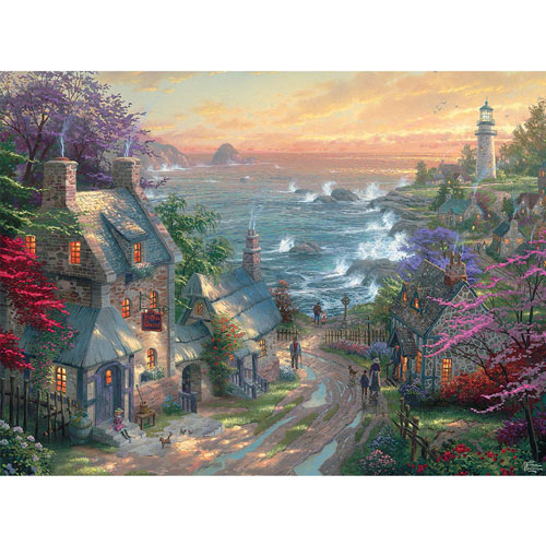 The Village Lighthouse 1000 Piece Jigsaw Puzzle