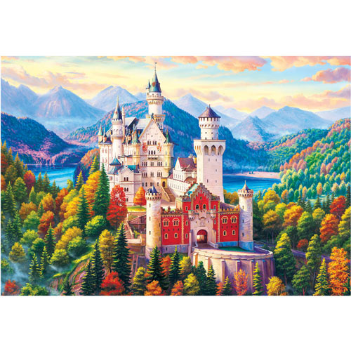 Castle In The Mountains 500 Piece Jigsaw Puzzle