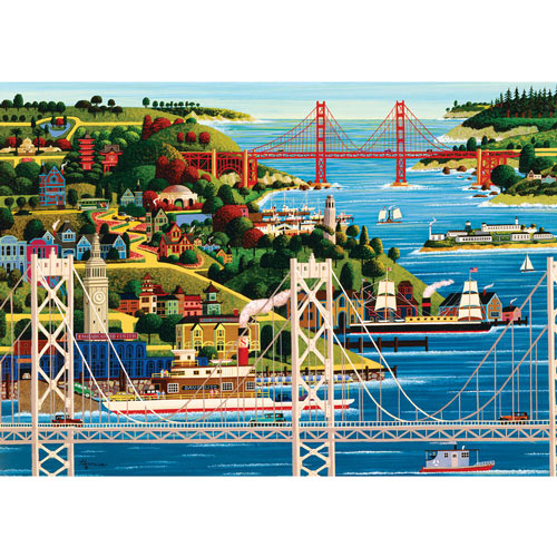 Bridges Of San Francisco 1000 Piece Jigsaw Puzzle