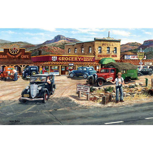 Memories of Route 66 300 Large Piece Jigsaw Puzzle
