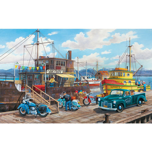Homer Spit Harbor 300 Large Piece Jigsaw Puzzle