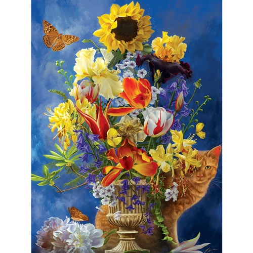 The Garden Of Gold Cat 1000 Piece Jigsaw Puzzle