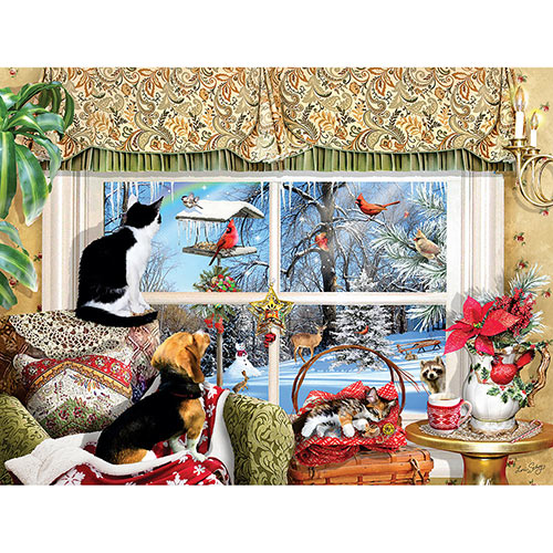 Looking Through A Window 300 Large Piece Jigsaw Puzzle