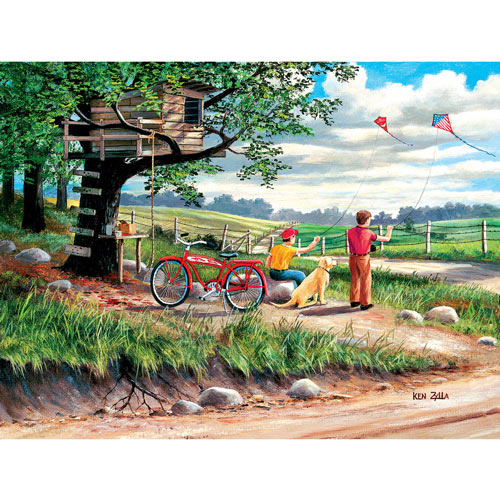 Catching The Wind 300 Large Piece Jigsaw Puzzle