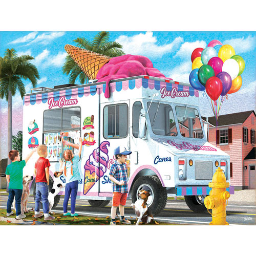 Ice Cream Cones 300 Large Piece Jigsaw Puzzle