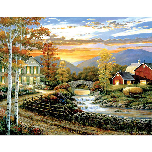 Babbling Creek Road 300 Large Piece Jigsaw Puzzle