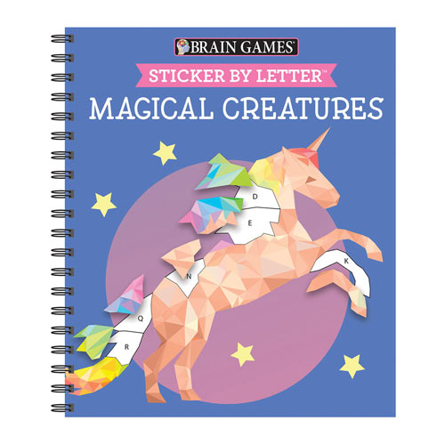 Sticker By Letter Book - Magical Creatures