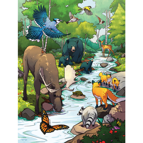 Morning Dew 500 Piece Jigsaw Puzzle