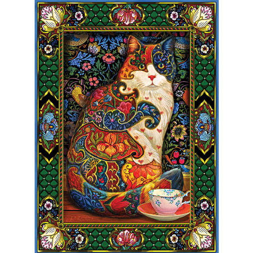 Painted Cat 1000 Piece Jigsaw Puzzle