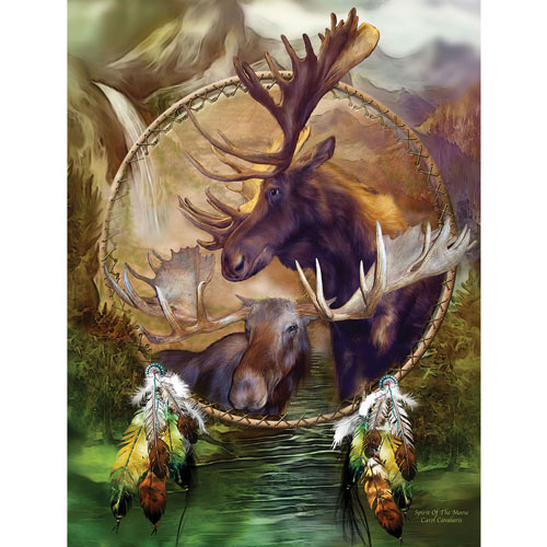 Spirit Of Moose 300 Large Piece Jigsaw Puzzle