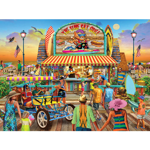 The Surf Cat Grill 1000 Piece Jigsaw Puzzle