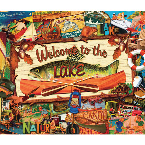 Welcome To The Lake 1000 Piece Jigsaw Puzzle