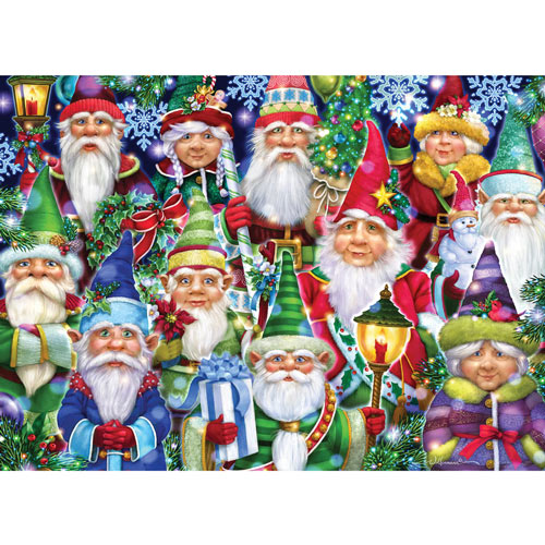 Christmas Gnomes 1000 Piece Jigsaw Puzzle