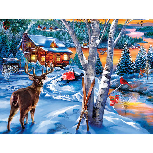 Holiday Visitors 300 Large Piece Jigsaw Puzzle