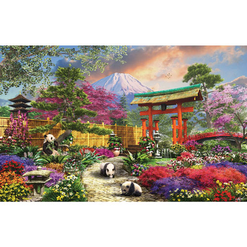 Fuji Floral 550 Piece Jigsaw Puzzle