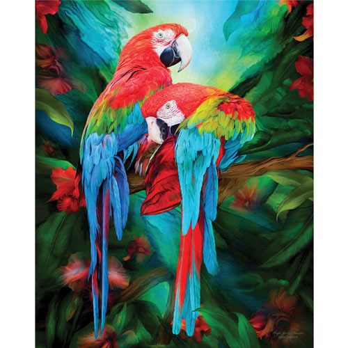 Tropics Spirits - Macaws 1000 Large Piece Jigsaw Puzzle