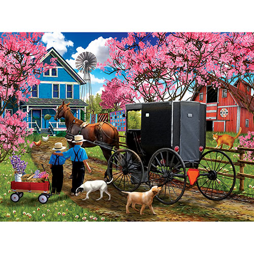 Cherry Blossom Time 1000 Piece Jigsaw Puzzle