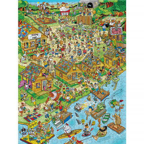Campsite 750 Piece Jigsaw Puzzle