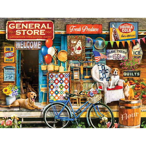 Waiting At The Store 300 Large Piece Jigsaw Puzzle