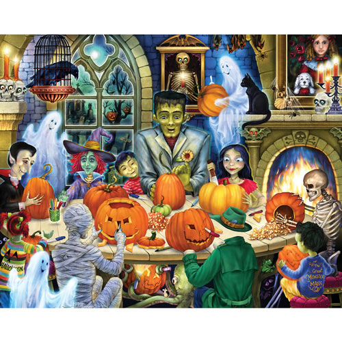 Haunted House Party 1000 Piece Jigsaw Puzzle