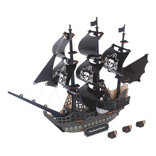 The Black Pearl 3D Wooden Puzzle