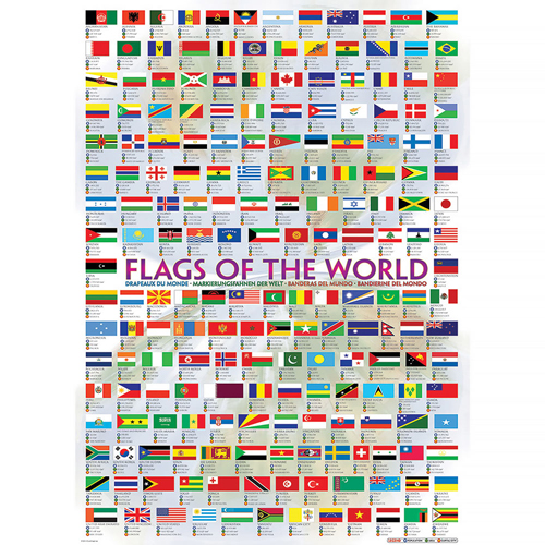Flags Of The World 1000 Piece Jigsaw Puzzle