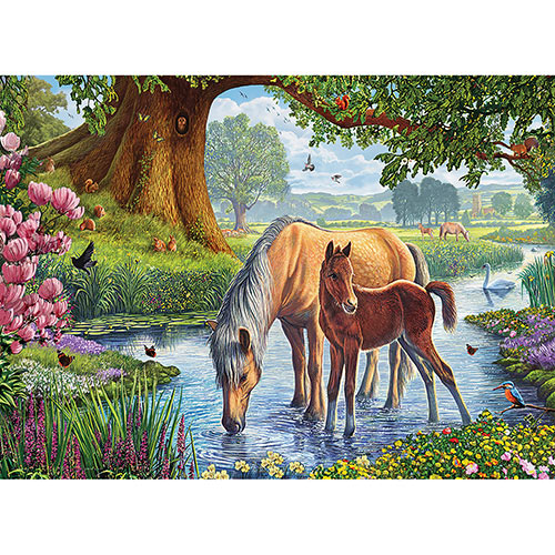 The Fell Ponies 1000 Piece Jigsaw Puzzle