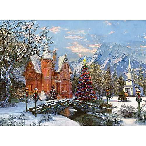 Holiday Lights 1000 Piece Jigsaw Puzzle