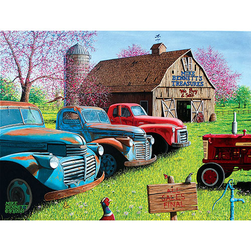 Mike Bennett's Treasures 500 Piece Jigsaw Puzzle