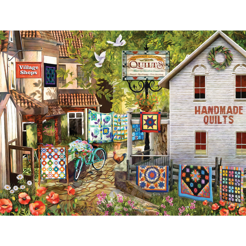 Village Shops 1000 Piece Jigsaw Puzzle
