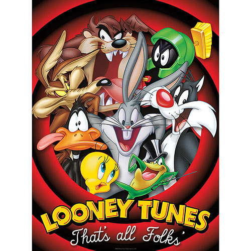 Looney Tunes That's All Folks 1000 Piece Jigsaw Puzzle