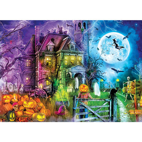 Halloween Terrors Glow 500 Piece Jigsaw Puzzle