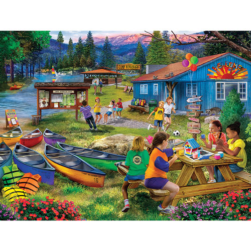 Camp Wiwanago 300 Large Piece Jigsaw Puzzle