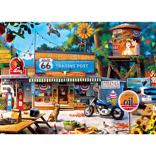 Trading Post On Route 66 1000 Piece Jigsaw Puzzle