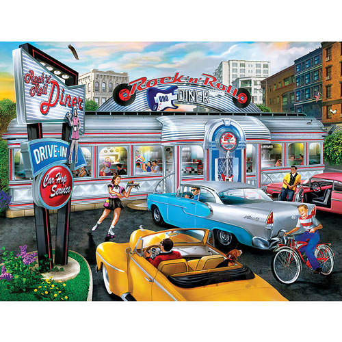 Rock & Rolla Diner 550 Piece Jigsaw Puzzle