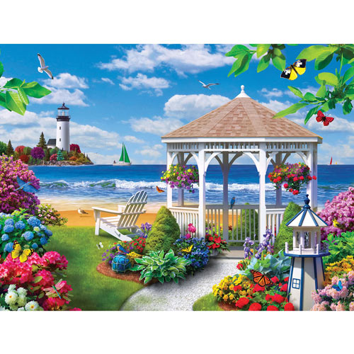 Oceanside View 300 Large Piece Jigsaw Puzzle