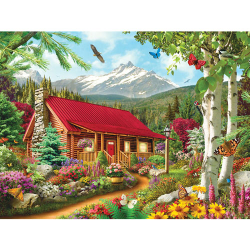 Mountain Hideaway 300 Large Piece Jigsaw Puzzle