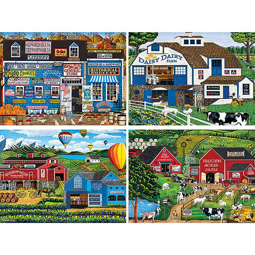 A. M. Poulin 4-in-1 Multipack piece puzzles