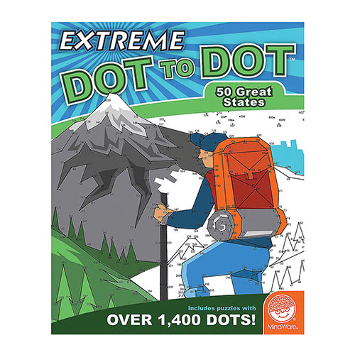 Extreme Dot-to-Dots Book - 50 Great States